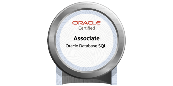 Oracle Database SQL Certified Associate badge