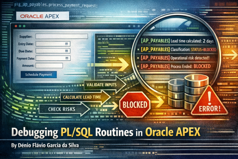Instrumenting PL/SQL in Oracle APEX: A Practical Case Using APEX_DEBUG